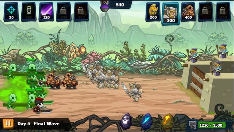 モンスターからの侵略を魔法で迎撃するゲーム『MONSTER HORDES』