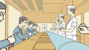 寿司屋で繰り広げられる音ハメが心地よい自主制作アニメ『SUSHILOGY』